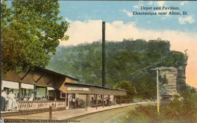 An old photograph of Chautauqua