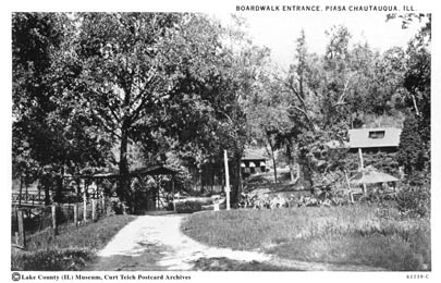 The boardwalk entrance