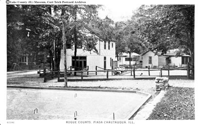 The roque courts at Chautauqua