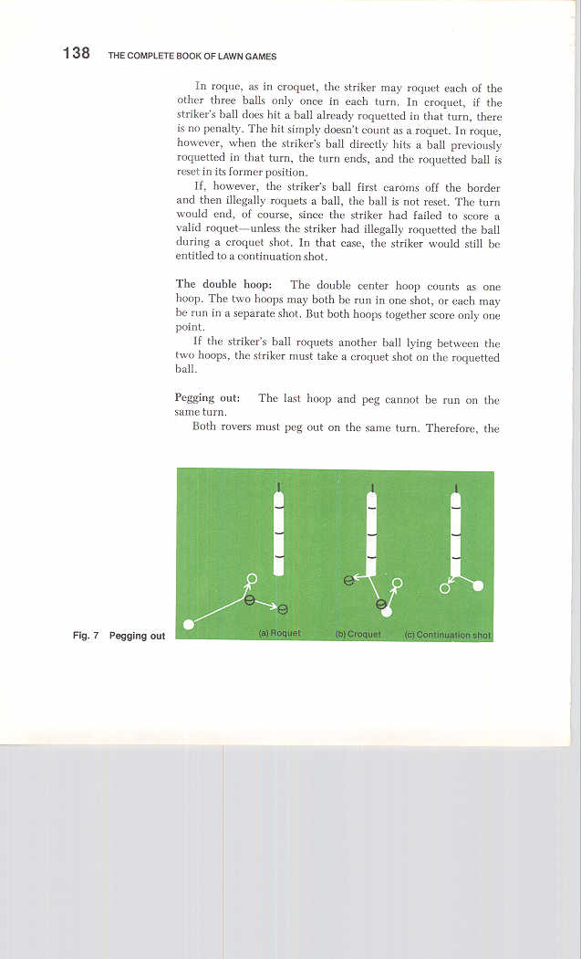 Illustration plate VIII: Scoring points and the turn of play